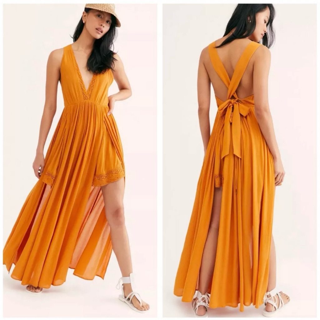 Free People Strong Statement Maxi Dress